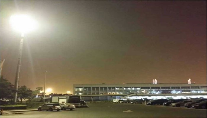 北京-首都機場停機坪/停車場LED工礦燈照明改造